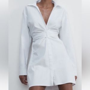 Zara White Mini Dress